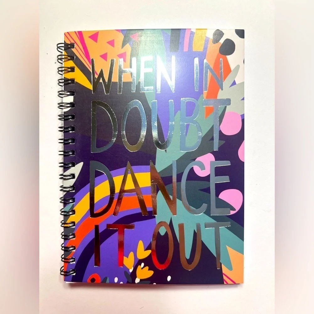 Carnet DANCE Notebook Vibrant Purple Pink Notebook Journal Spiral Binding NWT